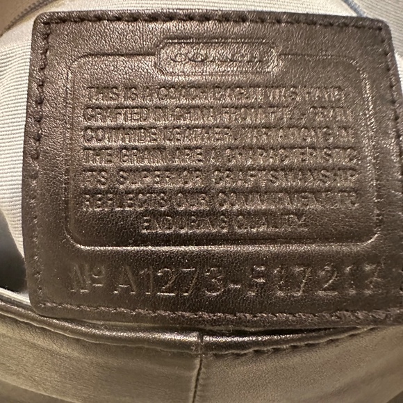 Beautiful Black Soft Leather Coach Handbag - Picture 5 of 5